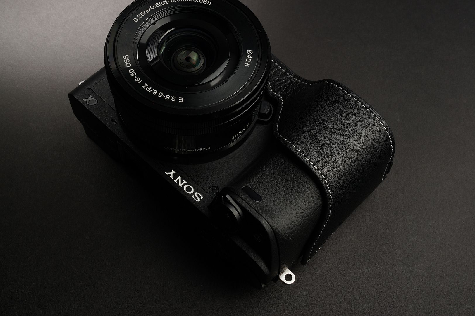 Genuine Real Leather Full Camera Case Bag Cover for Sony A6400 A6100